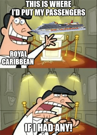 Royal Caribbean Florida sues CDC cruising meme