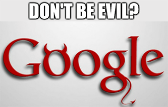 Google don't be evil meme
