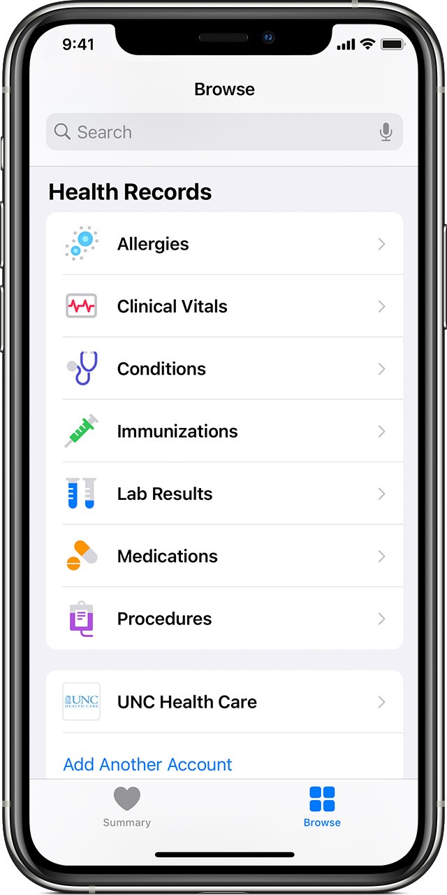apple health records app 