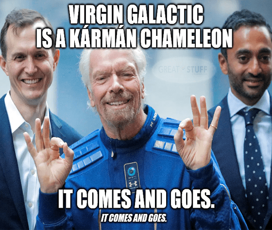 Virgin Karman chameleon comes and goes meme big