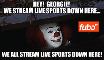We all stream live sports down here FUBO meme