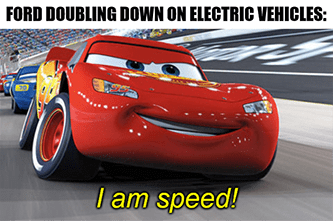 Ford double down on EVs Lightning McMeme
