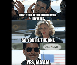 Boeing was inverted, you're the one meme small