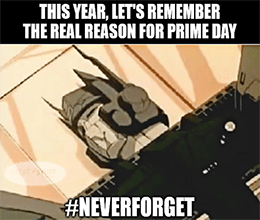 Never forget real reason for Prime Day Optimus meme small