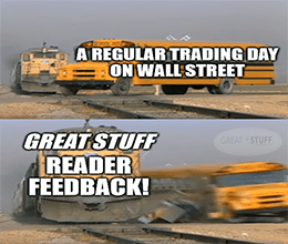 Regular day on Wall Street Reader Feedback bus train meme small