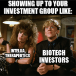 Weird science Intellia therapeutics biotech meme small