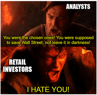 Retail investors were the chosen ones Obi Wan meme