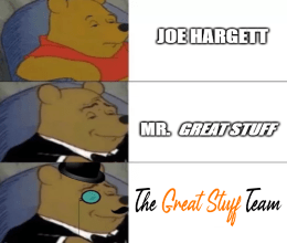 Joe Mr. Great Stuff / team Pooh fancy meme small