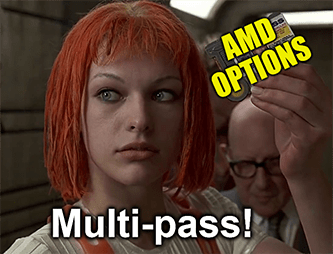 AMD options debit spread multi-pass meme