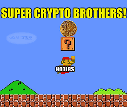 Super crypto bros. hodlers Coinbase COIN meme small