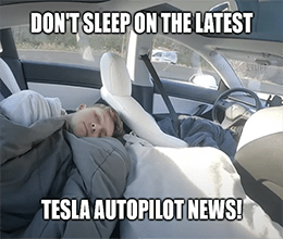 Don't sleep latest TSLA Autopilot news meme small