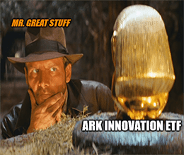 Raiders Lost ARK Innovation ETF Burry short meme small