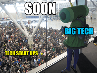 Big Tech Katamari Damacy Meme