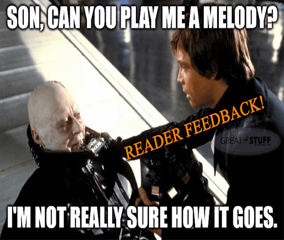 Vader Piano Man play me melody Feedback meme big