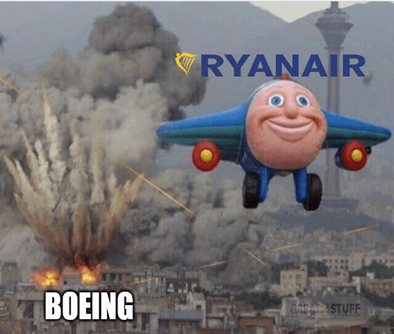 Ryanair Boeing budget don't need more planes meme big