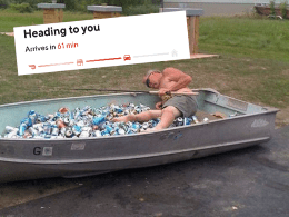 DoorDash Drunk Boat Floridian Meme