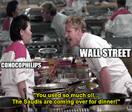 Conoco Phillips buying oil Permian Basin meme small