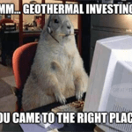 Geothermal Investing IT Squirrel Meme Small