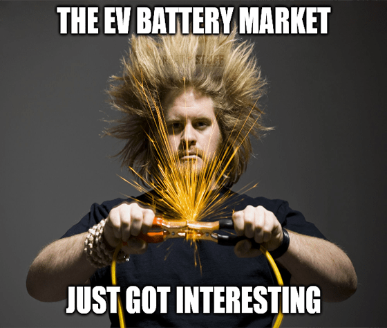 EV Battery market just got interesting meme big