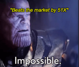 Beats market 51X impossible meme