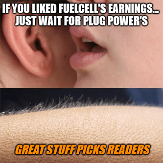 If you liked FuelCell's earnings wait Plug Power meme