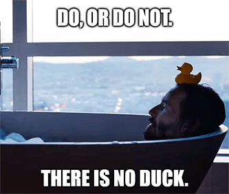 There Is No Duck Matrix Meme