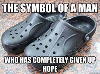 Symbol of a Man Crocs Meme