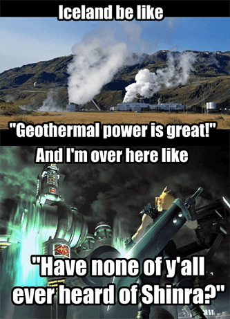 Geothermal Power Iceland Shinra Meme