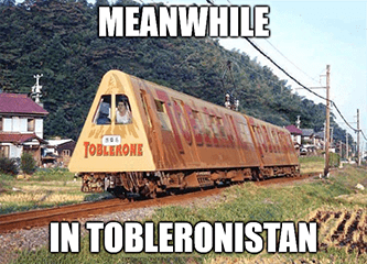 Meanwhile in Tobleronistan railroad KSU meme