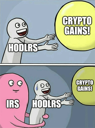 Crypto Gains IRS Hodlrs Meme