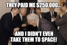 Virgin Galactic Didn't Go To Space Guys Laughing Meme