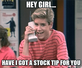 Camber Energy Saved By Bell Hey Girl Meme