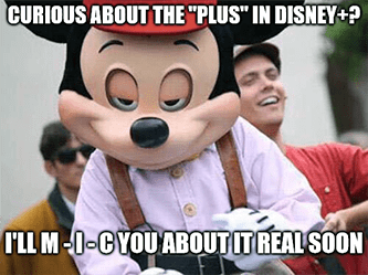 Evil Smile Mickey Mouse Disney Plus Meaning Meme