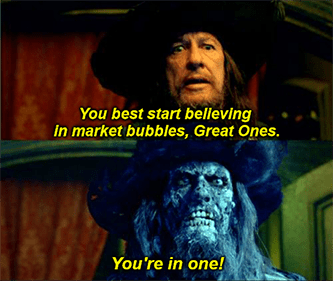 Market Bubble You're In One Pirates Meme