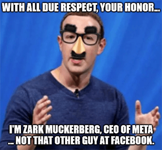 Mark Zuckerberg Clown Mask Meta Meme