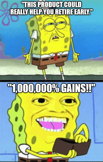 SpongeBob Retire Early 1,000,000% Gains Meme