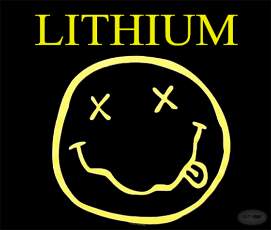 lithium Albemarle Nirvana smiley logo meme big