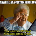 Blue Orca SEC Filing Squinting Grandma Meme Small