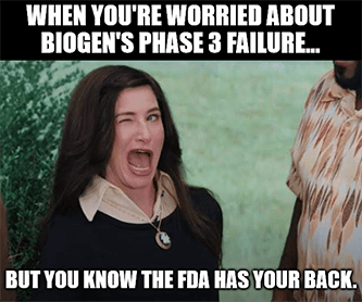 Biogen Phase 3 Failure FDA Wandavision Meme