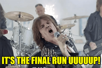 Final Run Up Band Meme