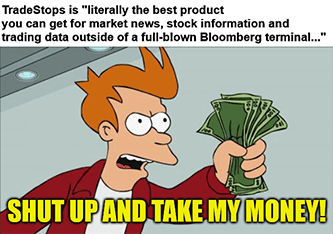 TradeSmith Product Bender Take My Money Meme