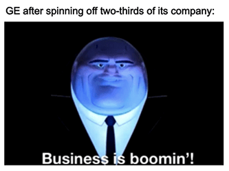 Kingpin GE Spinoff Business Booming Meme