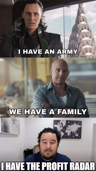 Loki Fast & Furious Chad Shoop Meme