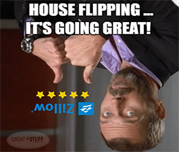 House Flipping Upside Down House Zillow Meme Small