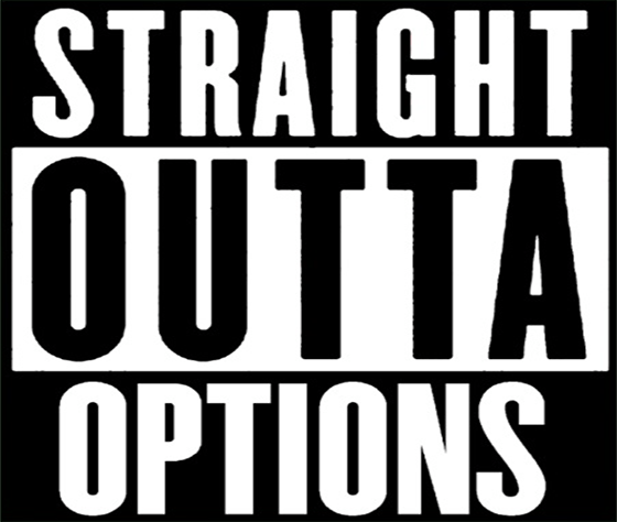 Straight Outta Options GS Sunday Meme Big
