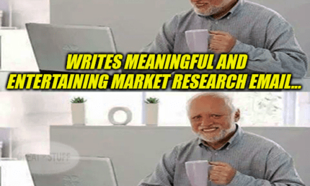 Writes meaningful entertaining research blocked Gmail Google meme big
