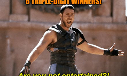 Great Stuff Picks Portfolio 6 triple-digit winners not entertained meme