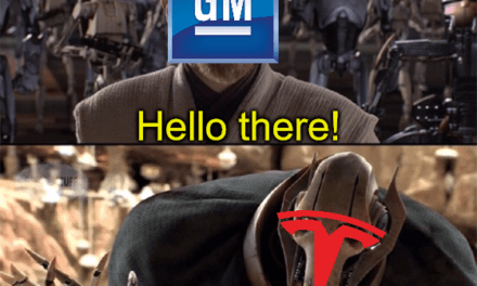 GM Tesla Hello There Star Wars Meme