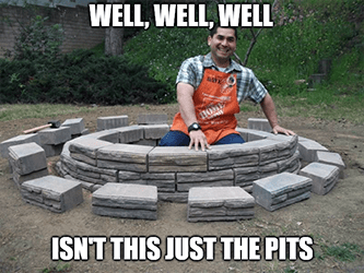 Well well well Home Depot isn't pits earnings meme