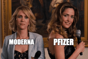 Moderna Pfizer Bridesmaids Meme